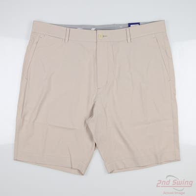 New W/ Logo Mens B. Draddy Shorts 38 Tan MSRP $125 BDSR01