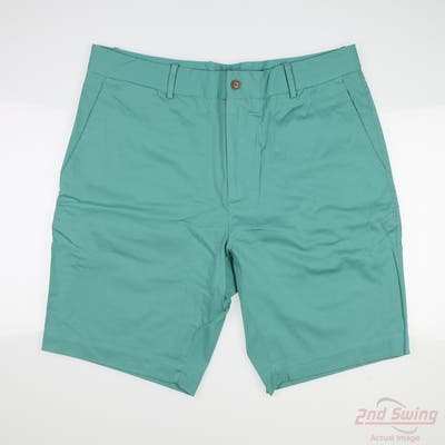 New W/ Logo Mens B. Draddy Shorts 35 Green MSRP $102 BDR03