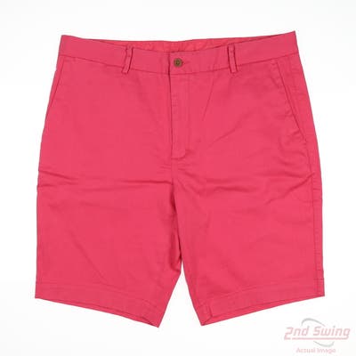 New W/ Logo Mens B. Draddy Shorts 38 Red MSRP $102 BDR03