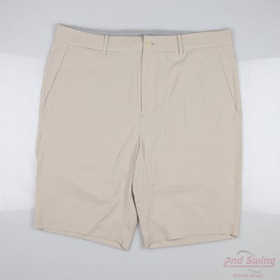 New W/ Logo Mens B. Draddy Shorts 35 Tan MSRP $125 BDSR01
