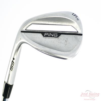 Ping s159 Chrome Wedge Sand SW 56° 14 Deg Bounce W Grind Ping Z-Z115 Steel Wedge Flex Left Handed Black Dot 35.5in
