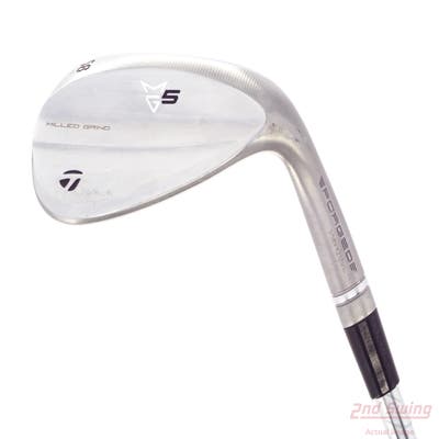 TaylorMade Milled Grind 5 Satin Chrome Wedge Lob LW 58° 8 Deg Bounce LB True Temper Dynamic Gold Tour Issue 115 Steel Wedge Flex Right Handed 35.0in
