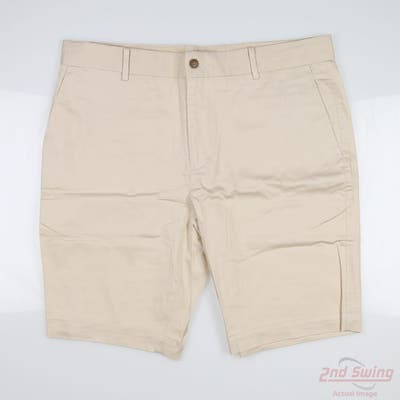 New W/ Logo Mens B. Draddy Shorts 35 Tan MSRP $123 BDR03