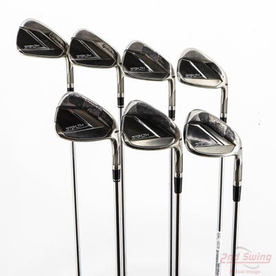 TaylorMade Stealth Iron Set 4-PW FST KBS MAX 85 Steel Stiff Right Handed STD