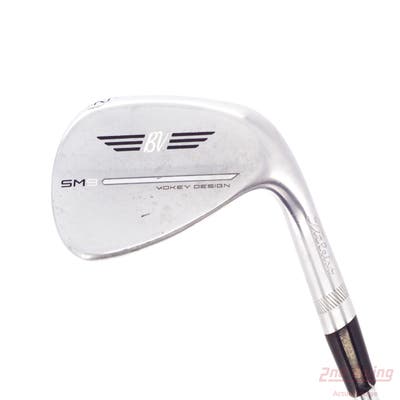 Titleist Vokey SM9 Tour Chrome Wedge Gap GW 52° 8 Deg Bounce F Grind Titleist Vokey BV Steel Wedge Flex Right Handed 35.5in