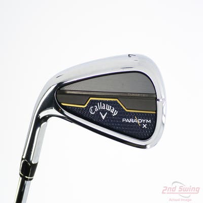 Callaway Paradym X Single Iron 7 Iron True Temper Elevate MPH 85 Steel Regular Left Handed 37.0in