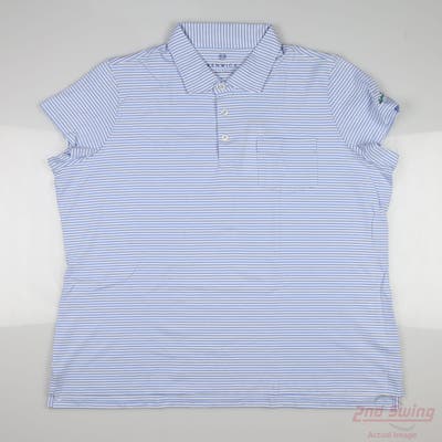 New W/ Logo Womens Renwick Polo X-Large XL Blue MSRP $89 R1000