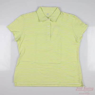 New W/ Logo Womens Renwick Polo Medium M Green MSRP $89 R1137