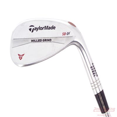TaylorMade Milled Grind Satin Chrome Wedge Gap GW 52° 9 Deg Bounce SB True Temper Dynamic Gold Steel Wedge Flex Right Handed 35.5in