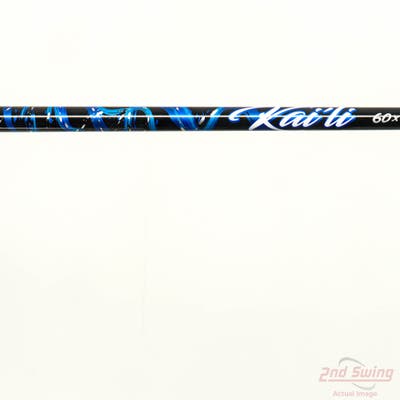 Used W/ TaylorMade RH Adapter Mitsubishi Golf Kai'li Blue 60 Driver Shaft X-Stiff 44.25in
