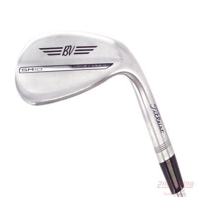 Titleist Vokey SM10 Tour Chrome Wedge Lob LW 60° 10 Deg Bounce S Grind Titleist Vokey BV Steel Wedge Flex Right Handed 35.25in