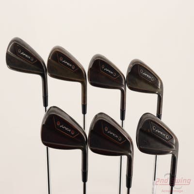 Callaway Apex Ai200 Brushed Copper Iron Set 4-PW Project X 6.0 Steel Stiff Right Handed +1/4"