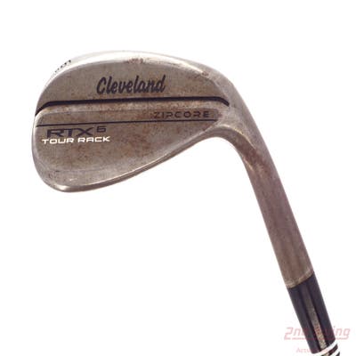 Cleveland RTX 6 ZipCore Tour Rack Raw Wedge Sand SW 56° 10 Deg Bounce True Temper Dynamic Gold Spinner Tour Issue Steel Stiff Right Handed 35.0in