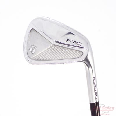 TaylorMade 2023 P7MC Single Iron 7 Iron Project X IO 6.0 Steel Stiff Right Handed 36.5in