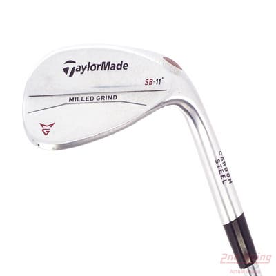 TaylorMade Milled Grind Satin Chrome Wedge Lob LW 58° 11 Deg Bounce SB True Temper Dynamic Gold Steel Wedge Flex Right Handed 35.0in