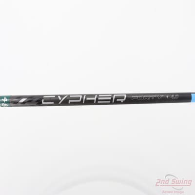 Used W/ TaylorMade RH Adapter Project X Cypher 2.0 40 Driver Shaft Ladies 42.75in