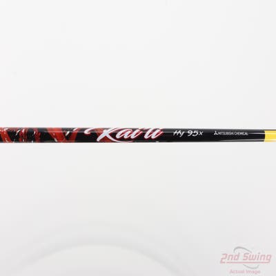 Used W/ TaylorMade RH Adapter Mitsubishi Golf Kai'li Red 95 Hybrid Shaft X-Stiff 40.0in