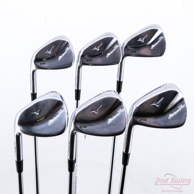 Mizuno Pro 245 Iron Set 6-PW GW Project X LZ 6.0 Steel Stiff Left Handed +1/4"
