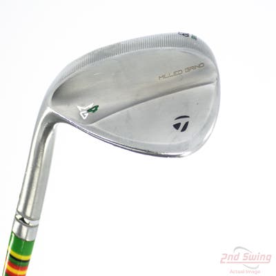 TaylorMade Milled Grind 4 Chrome Wedge Lob LW 60° 10 Deg Bounce SB LA Golf A Series Mid 85 Graphite Regular Left Handed 35.75in