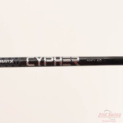 Used W/ Adapter Project X Cypher 40 Fairway Shaft Ladies 39.75in