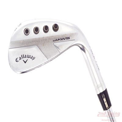 Callaway Jaws Full Toe Raw Face Chrome Wedge Sand SW 56° 12 Deg Bounce True Temper Dynamic Gold Spinner Tour Issue Steel Wedge Flex Right Handed 35.5in