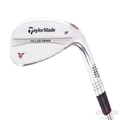 TaylorMade Milled Grind Satin Chrome Wedge Sand SW 56° 9 Deg Bounce LB True Temper Dynamic Gold Steel Wedge Flex Right Handed 35.25in