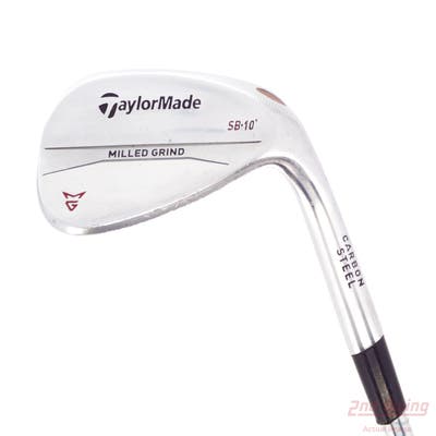 TaylorMade Milled Grind Satin Chrome Wedge Lob LW 60° 10 Deg Bounce SB True Temper Dynamic Gold Steel Wedge Flex Right Handed 35.0in