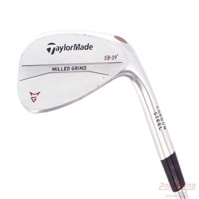 TaylorMade Milled Grind Satin Chrome Wedge Gap GW 52° 9 Deg Bounce SB True Temper Dynamic Gold Steel Wedge Flex Right Handed 35.5in