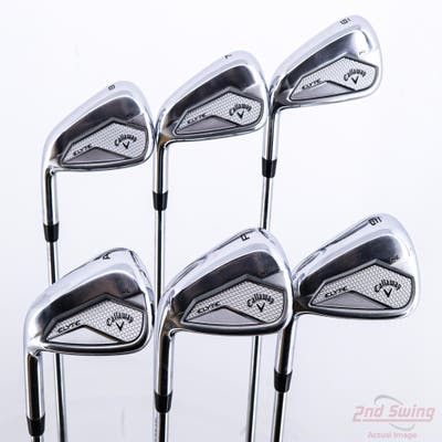 Callaway Elyte HL Iron Set 6-PW AW FST KBS Max 80 Steel Regular Left Handed -1/4"