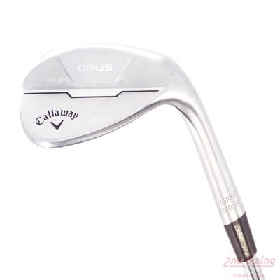 Callaway Opus Brushed Chrome Wedge Lob LW 60° 10 Deg Bounce S Grind True Temper Dynamic Gold Mid 115 Wedge Steel Wedge Flex Right Handed 34.75in