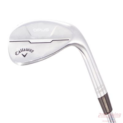 Callaway Opus Brushed Chrome Wedge Lob LW 60° 10 Deg Bounce S Grind True Temper Dynamic Gold Mid 115 Wedge Steel Wedge Flex Right Handed 34.75in