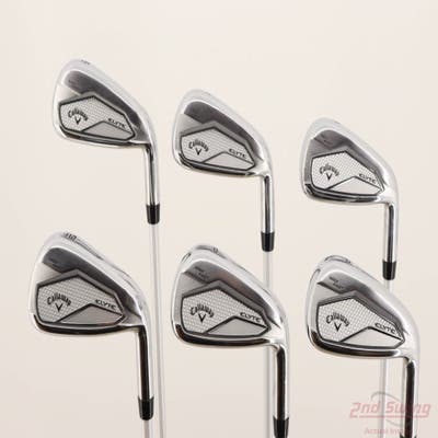 Callaway Elyte Max Fast Iron Set 6-PW AW Mitsubishi Eldio Green 40 Graphite Ladies Right Handed -1"