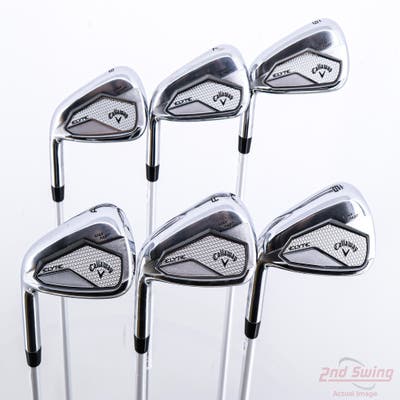 Callaway Elyte Max Fast Iron Set 6-PW AW Mitsubishi Eldio Green 40 Graphite Ladies Left Handed -3/4"