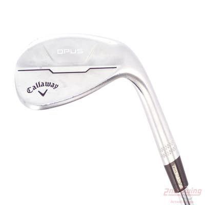 Callaway Opus Brushed Chrome Wedge Lob LW 60° 10 Deg Bounce S Grind True Temper Dynamic Gold Mid 115 Wedge Steel Wedge Flex Right Handed 34.75in