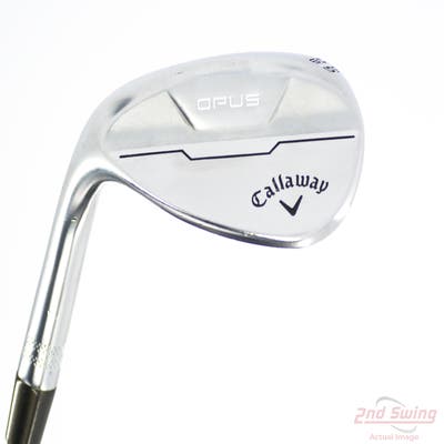 Callaway Opus Brushed Chrome Wedge Lob LW 60° 10 Deg Bounce S Grind True Temper Dynamic Gold Mid 115 Wedge Steel Wedge Flex Left Handed 35.0in