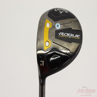 Callaway Rogue ST Max 24 Fairway Wood 3 Wood 3W 15° Fujikura Ventus Blue 6 Graphite Regular Left Handed 43.25in
