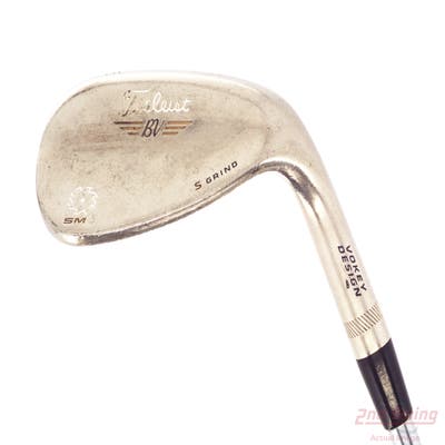 Titleist Vokey SM5 Gold Nickel Wedge Sand SW 56° 10 Deg Bounce S Grind Titleist SM5 BV Steel Wedge Flex Right Handed 35.5in