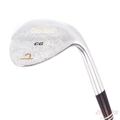 Cleveland CG15 Satin Chrome Wedge Sand SW 56° 14 Deg Bounce Cleveland Traction Wedge Steel Wedge Flex Right Handed 36.0in