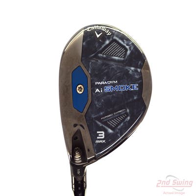 Callaway Paradym Ai Smoke Max Fairway Wood 3 Wood 3W 15° Project X Cypher 2.0 50 Graphite Senior Left Handed 42.5in
