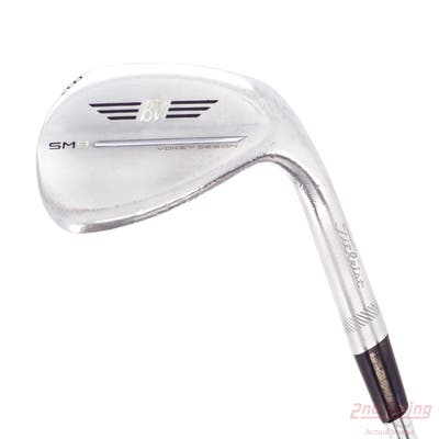 Titleist Vokey SM9 Tour Chrome Wedge Lob LW 58° 8 Deg Bounce M Grind Titleist Vokey BV Steel Wedge Flex Right Handed 35.25in