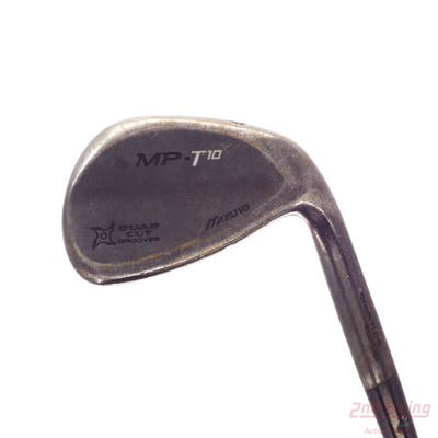 Mizuno MP-T 10 Black Satin Wedge Lob LW 58° 10 Deg Bounce True Temper Dynamic Gold Steel Wedge Flex Right Handed 35.75in