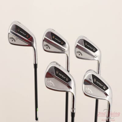 Callaway Apex Pro 24 Iron Set 7-PW AW PRGR SUPER egg Graphite Stiff Right Handed +1 1/2"