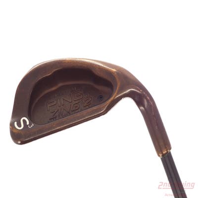 Ping Zing 2 Beryllium Copper Wedge Sand SW Stock Graphite Shaft Graphite Wedge Flex Right Handed Black Dot 36.25in