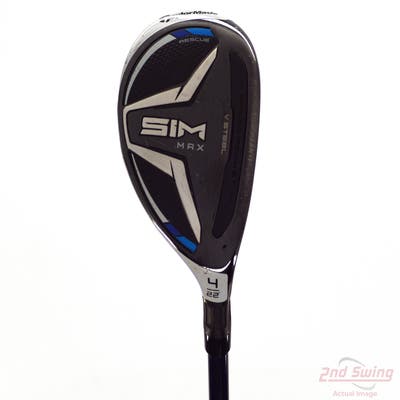 TaylorMade SIM MAX Hybrid 4 Hybrid 22° Fujikura Ventus Blue 5 Graphite Senior Right Handed 40.5in