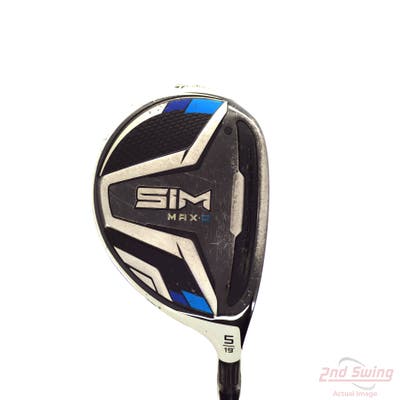 TaylorMade SIM MAX-D Fairway Wood 5 Wood 5W 19° Project X EvenFlow Riptide CB 60 Graphite Senior Right Handed 42.5in