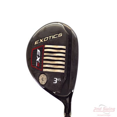 Tour Edge Exotics EX9 Fairway Wood 3 Wood 3W 15° Matrix Speed RULZ Type C 70 Graphite Stiff Right Handed 43.5in