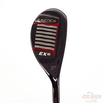 Tour Edge Exotics EX10 Hybrid 3 Hybrid 19° UST Mamiya Recoil 670 F4 Graphite Stiff Right Handed 40.5in