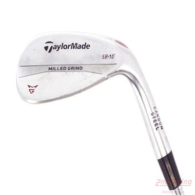 TaylorMade Milled Grind Satin Chrome Wedge Lob LW 60° 10 Deg Bounce SB True Temper Dynamic Gold Steel Wedge Flex Right Handed 35.0in