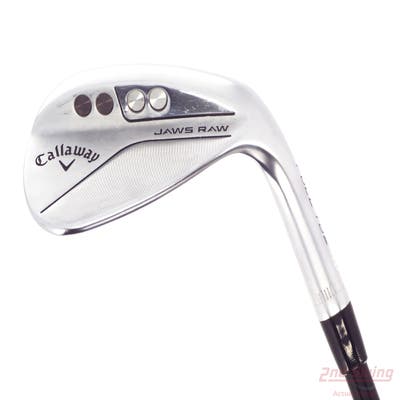 Callaway Jaws Raw Full Toe Chrome Wedge Lob LW 60° 10 Deg Bounce J Grind Mitsubishi MMT 105 Graphite Stiff Right Handed 34.5in