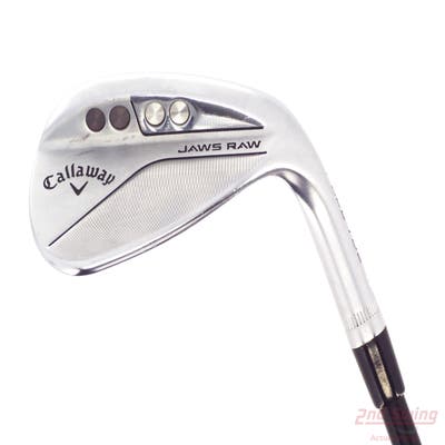 Callaway Jaws Raw Full Toe Chrome Wedge Sand SW 56° 10 Deg Bounce J Grind Mitsubishi MMT 105 Graphite Stiff Right Handed 34.75in